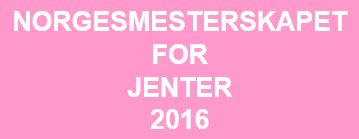 NM for jenter 2016