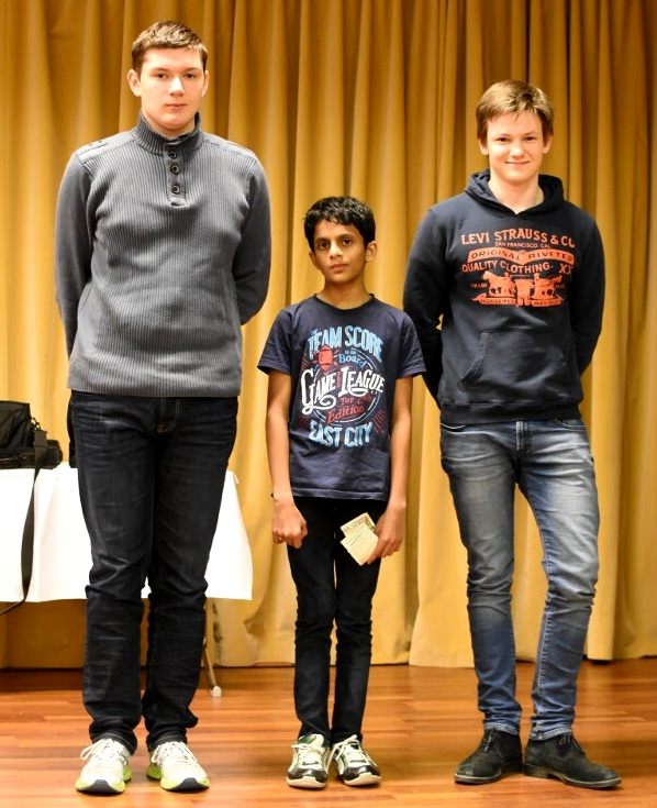 De tre beste i Fagernes Easter Rapid NGP