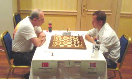 GM Michael Gurevich mot GM Kjetil A. Lie