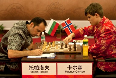 Magnus mot Veselin Topalov