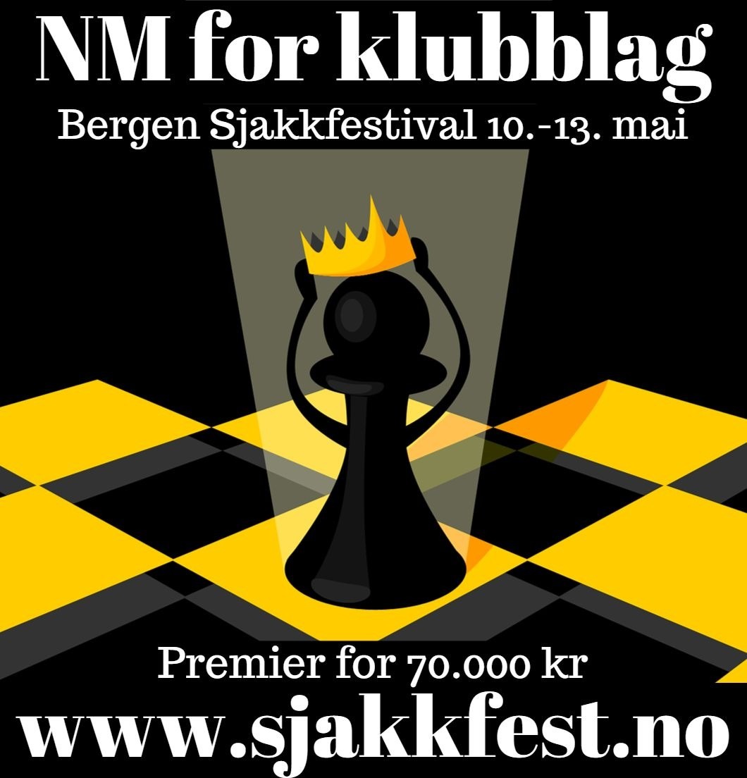Bergen Sjakkfestival med NM for klubblag