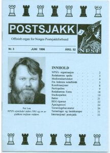 Bladet Postsjakk fra 1993 med Per Lea