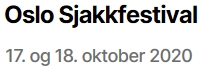 Oslo Sjakkfestival