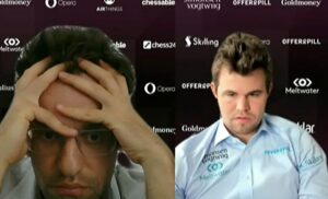Carlsen vant første match mot Aronian
