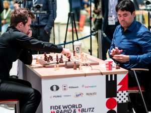 Carlsen mistet førsteplass på lynsjakklisten til Nakamura