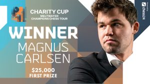 Carlsen vant Charity Cup