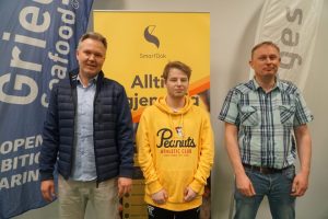 De tre beste i Nordnorsk mesterskap: Esbensen, Vestby-Ellingsen og Røyset