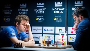 Carlsen var i trøbbel mot Vachier-Lagrave