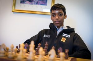 Praggnanandhaa er blant lederne av Norway Chess Open