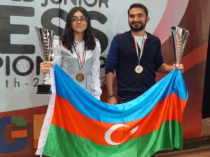 Juniorverdensmestrene Beydullayeva og Gadimbayli