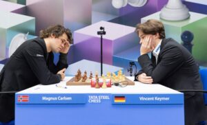 Carlsen vant mot Keymer i andre runde