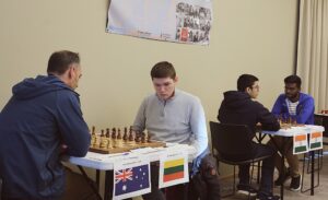 Toppbordene i 8. runde: Wallace - Kazakouski og Mendonca - Visakh
