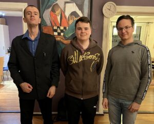 De tre beste i Nortekk Superlyn: Golubka, Carlsson og Mitusov