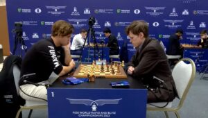 Carlsen mot Artemiev i 7. runde