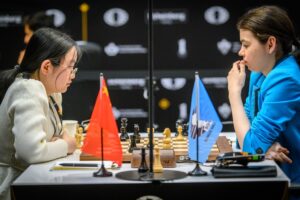 Toppoppgjøret Tan Zhongyi - Goryachkina i 7. runde endte remis