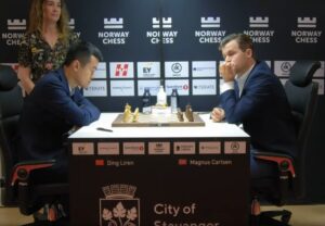 Carlsen slo Ding Liren i Armageddon