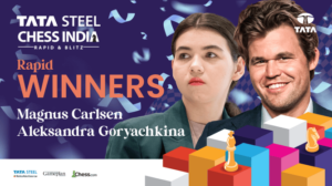 Goryachkina og Carlsen vant Tata Steel Chess India Rapid