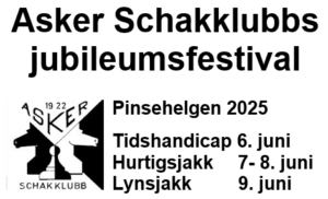 Asker Schakklubbs jubileumsfestival