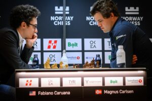 Caruana - Carlsen i femte runde Caruana - Carlsen i femte runde